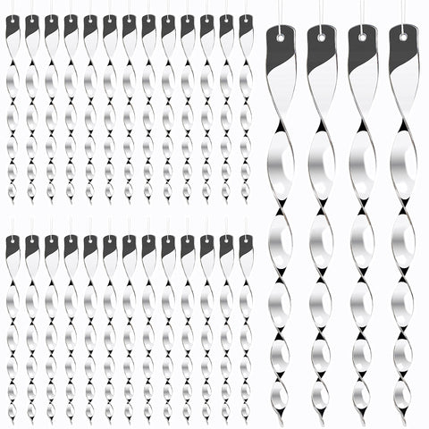 Hausse bird deterrents silver reflectors hanging rods ward off birds from gardens