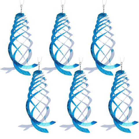 Hausse bird reflector spinner blue-silver 6-pack deters birds with sun reflections.