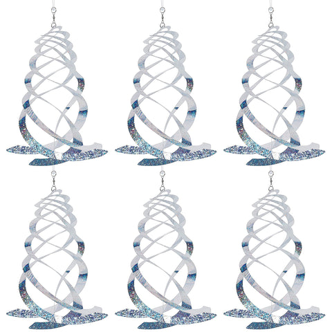 Hausse bird deterrent spiral spinner front view deters garden birds with reflective motion