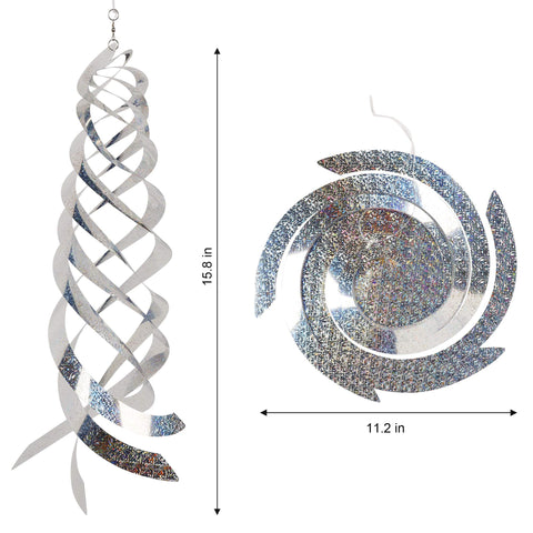 Hausse dual-sided reflector maximizes sunlight glare to deter birds from crops.