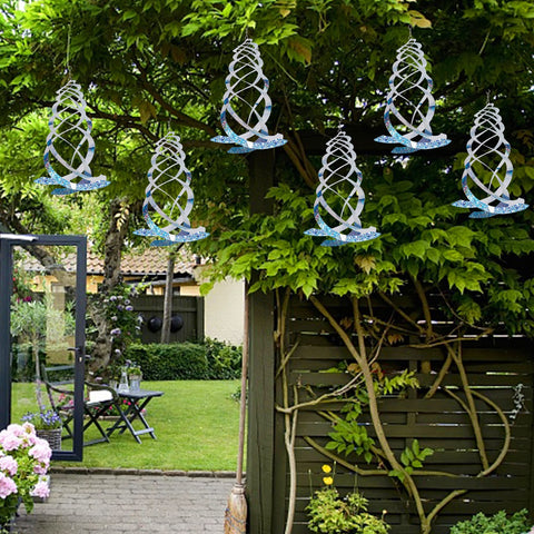 Hausse bird deterrent spinner farmland protects crops with wind-driven reflections