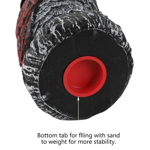 Hausse hollow bottom allows weighted setup for stability