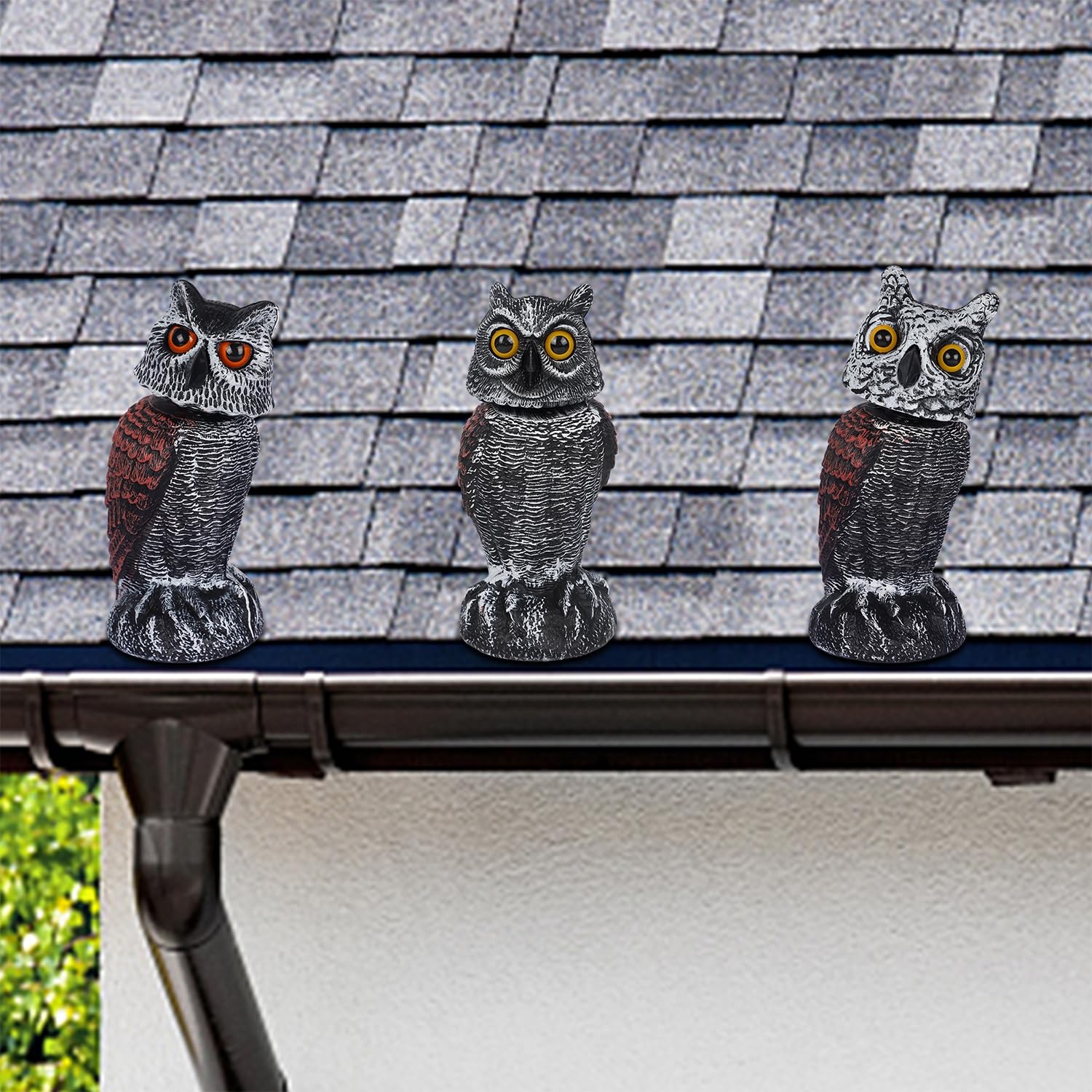 Hausse owl on a stick configuration offers flexible placement options.
