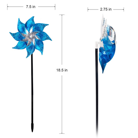 Hausse pinwheels show easy assembly for quick setup.