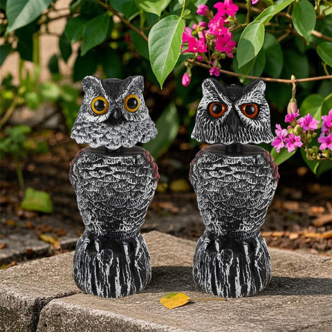 Hausse weatherproof owl sculpture withstands outdoor use in various weathers