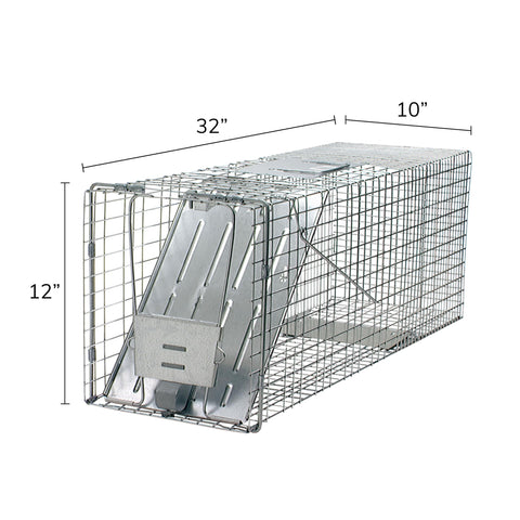 HAVAHART 1079SR one-door design boosts entry ease and reduces escapes.
