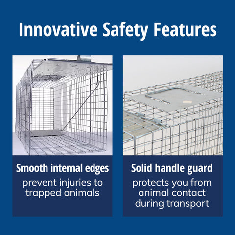 HAVAHART 1079SR steel door ensures durable capture and animal release.