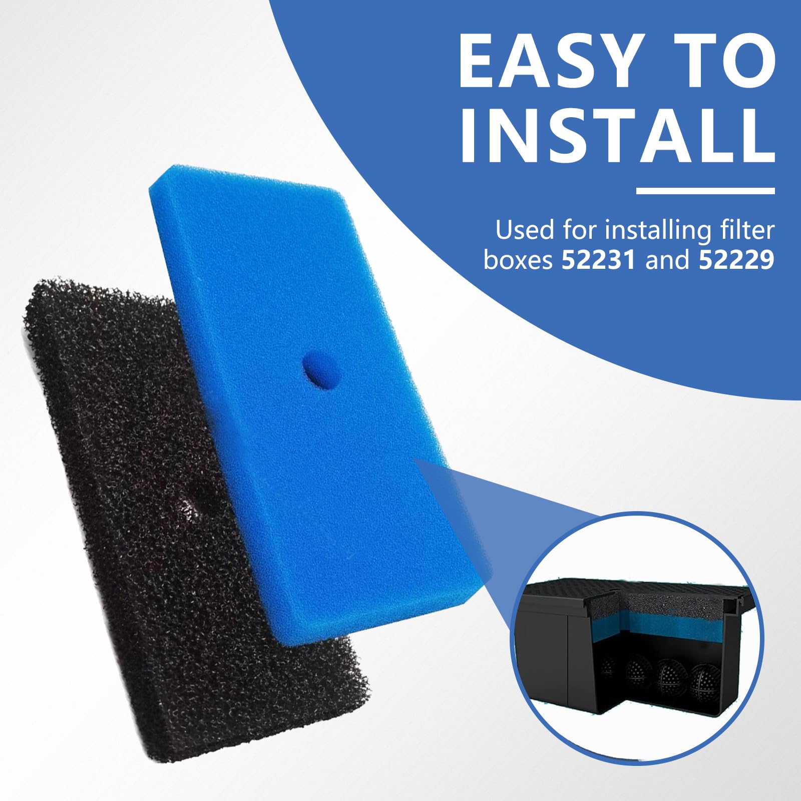HAVANSIDY compatible with 52231 and 52229 filter boxes for versatile ponds