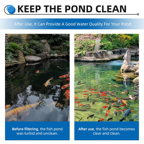 HAVANSIDY replacement pads for outdoor ponds easy installation and maintenance