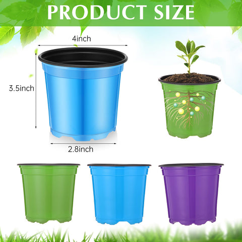Havawish multi-color seedling set aids color-coded planting and easy seed tracking.