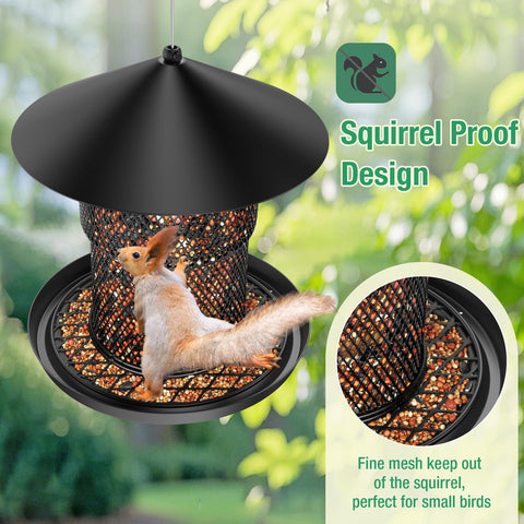 HAVENATURE all-metal durable bird feeder withstands weather