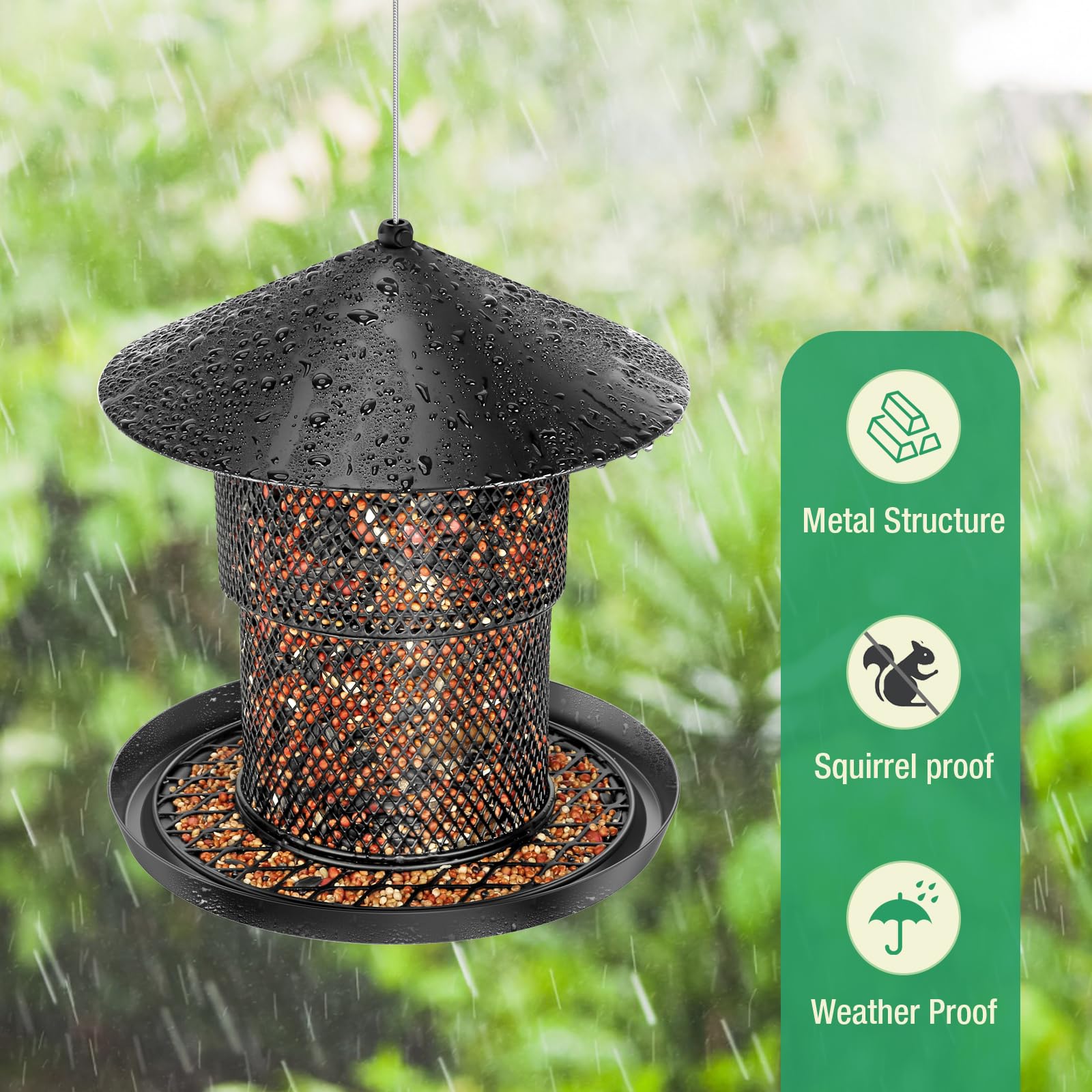 HAVENATURE no-mess ground design reduces seed spill