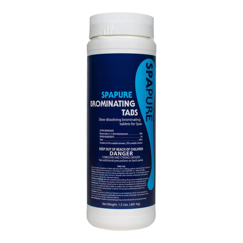 Haviland SpaPure bromine tablets for spa sanitizing, slow dissolution provides steady protection.