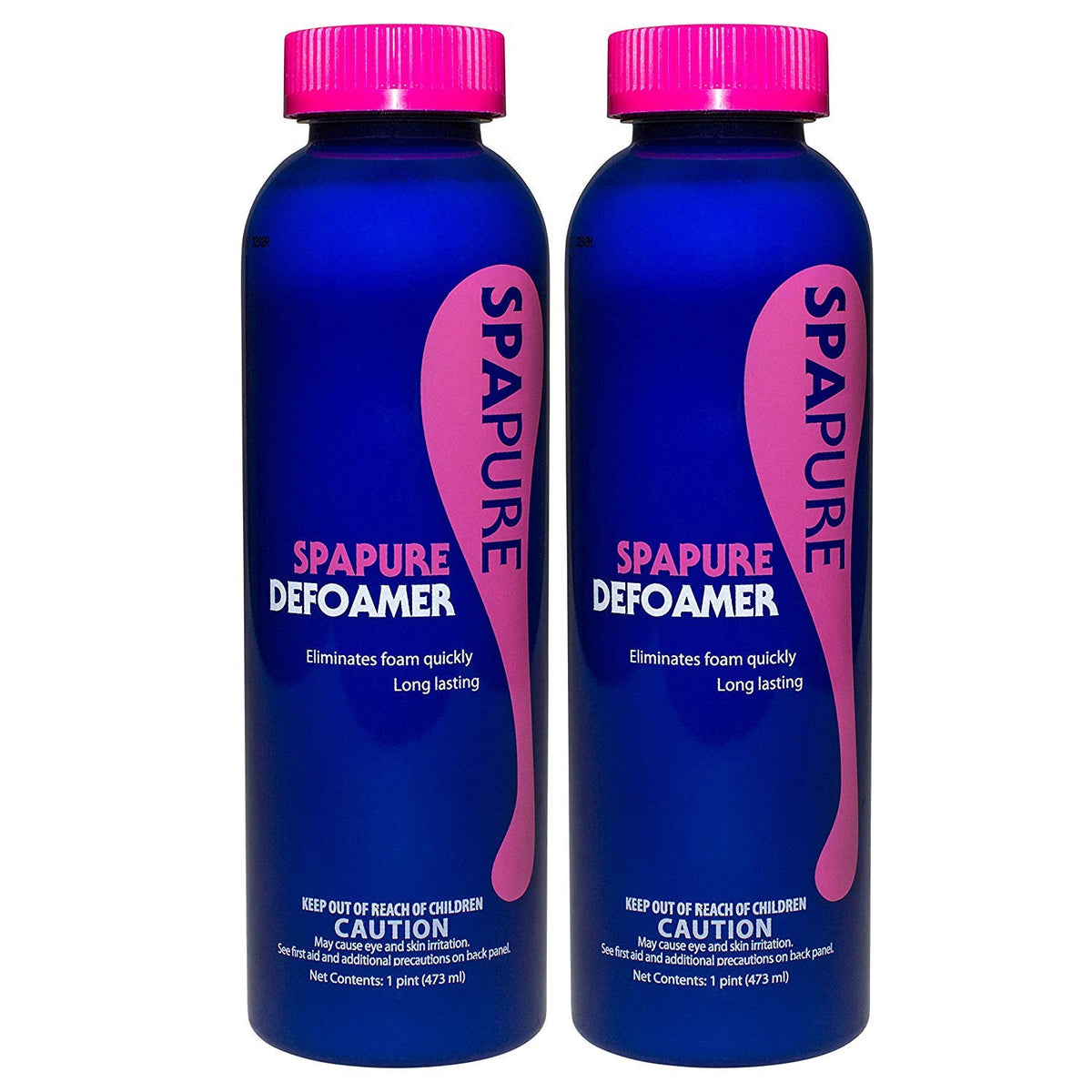 Haviland SpaPure Defoamer 2-pack bottle reduces spa foam quickly
