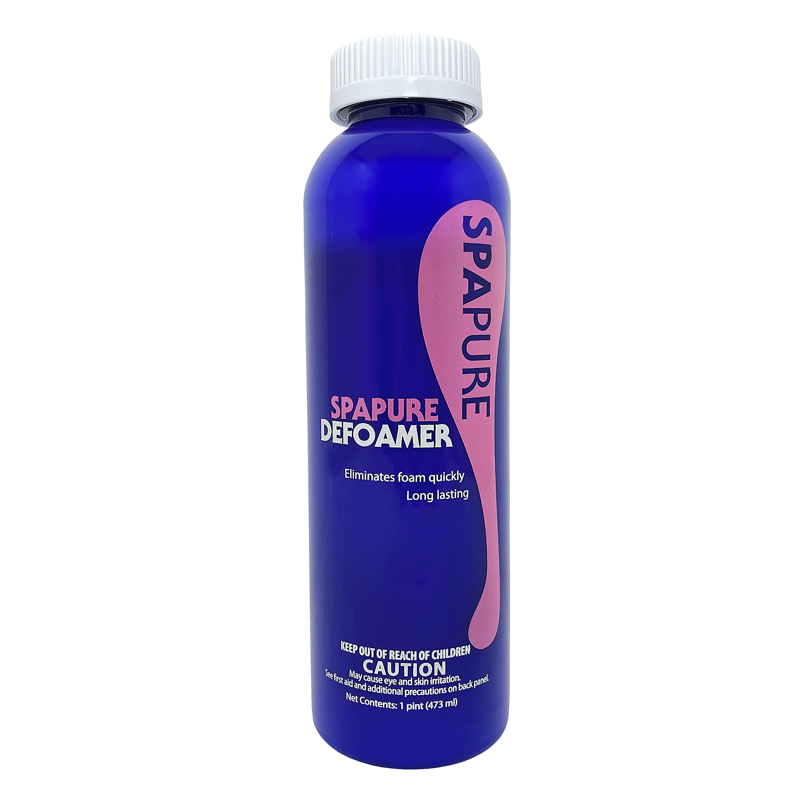 Haviland SpaPure Defoamer bottle pour reduces foam in spa water for smoother relaxation