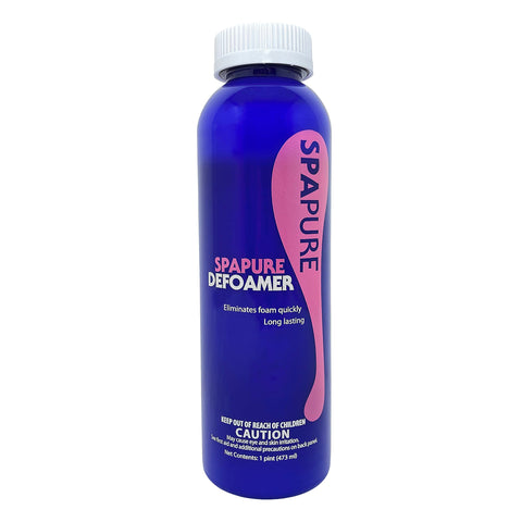 Haviland SpaPure Defoamer bottle pour reduces foam in spa water for smoother relaxation