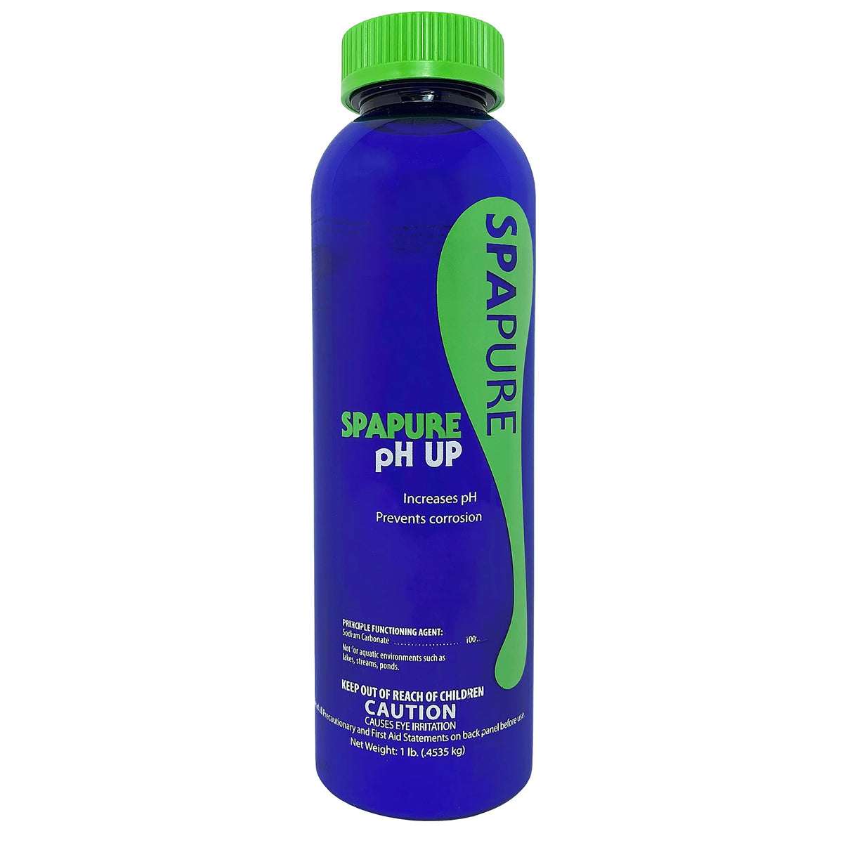 Haviland SpaPure pH Up bottle balances spa water pH safely and protects equipment