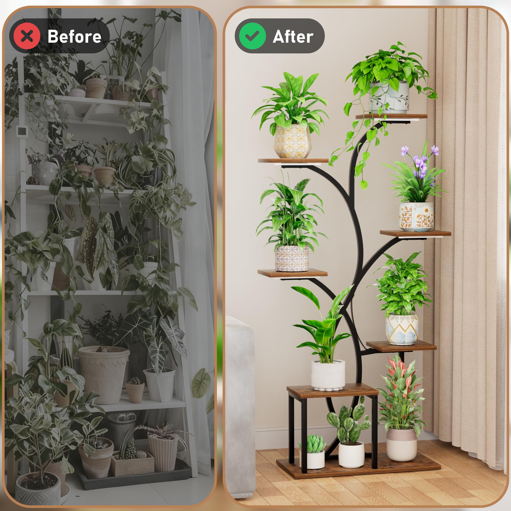 HAVLOTII tree-inspired design adds elegance to any room.