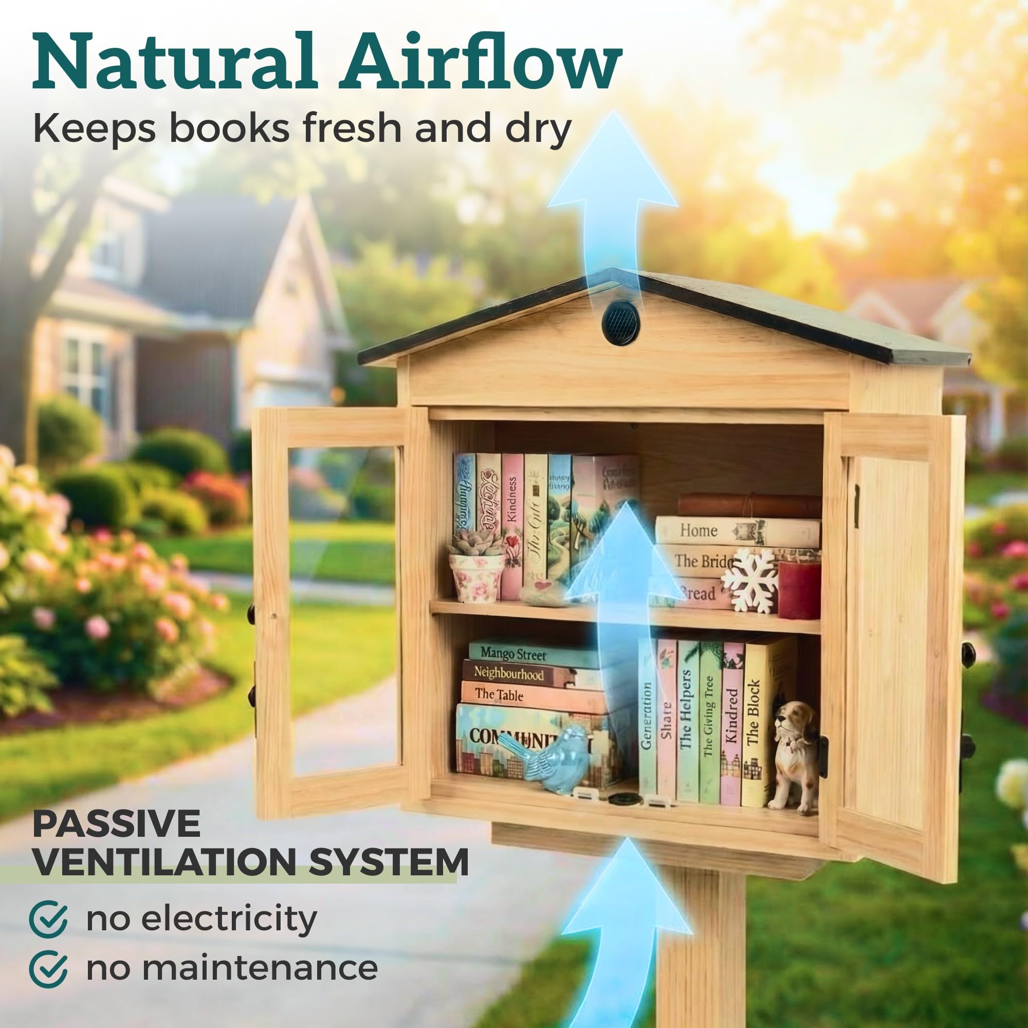 HAVLYN Box with 7-position shelf for books or pantry items