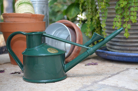 Haws mini watering can green, Made in England for home gardening