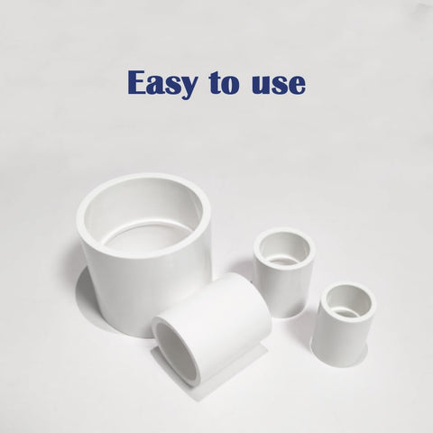 HayEastdor PVC assembly connector for extending cold water lines.