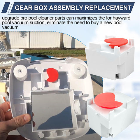 Hayward 925ADC Navigator Pro compatibility label on gear box.