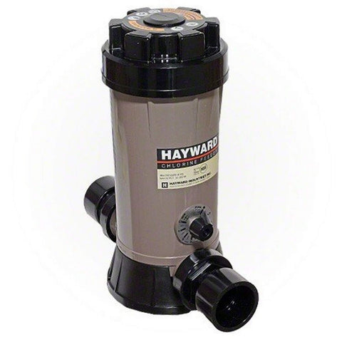 Hayward CL2002S in-line chemical feeder cover with Easy-Lok access for safe tablet loading