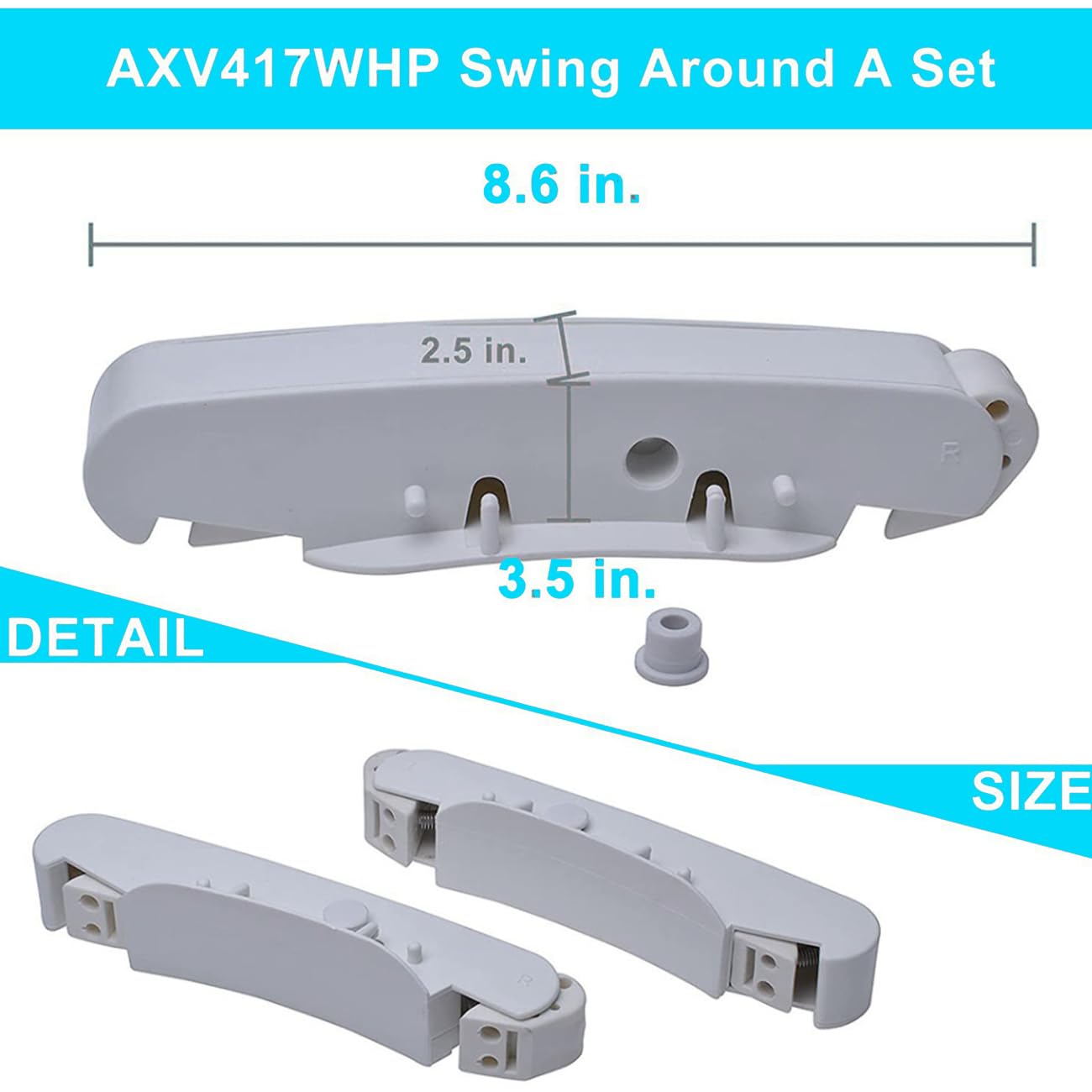 Hayward AXV434WHP flap replacement improves debris guidance
