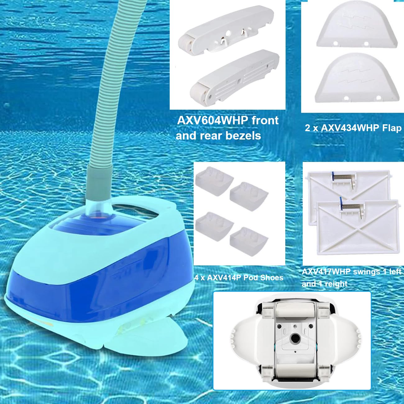 Hayward Navigator pod swing right replacement enhances debris removal