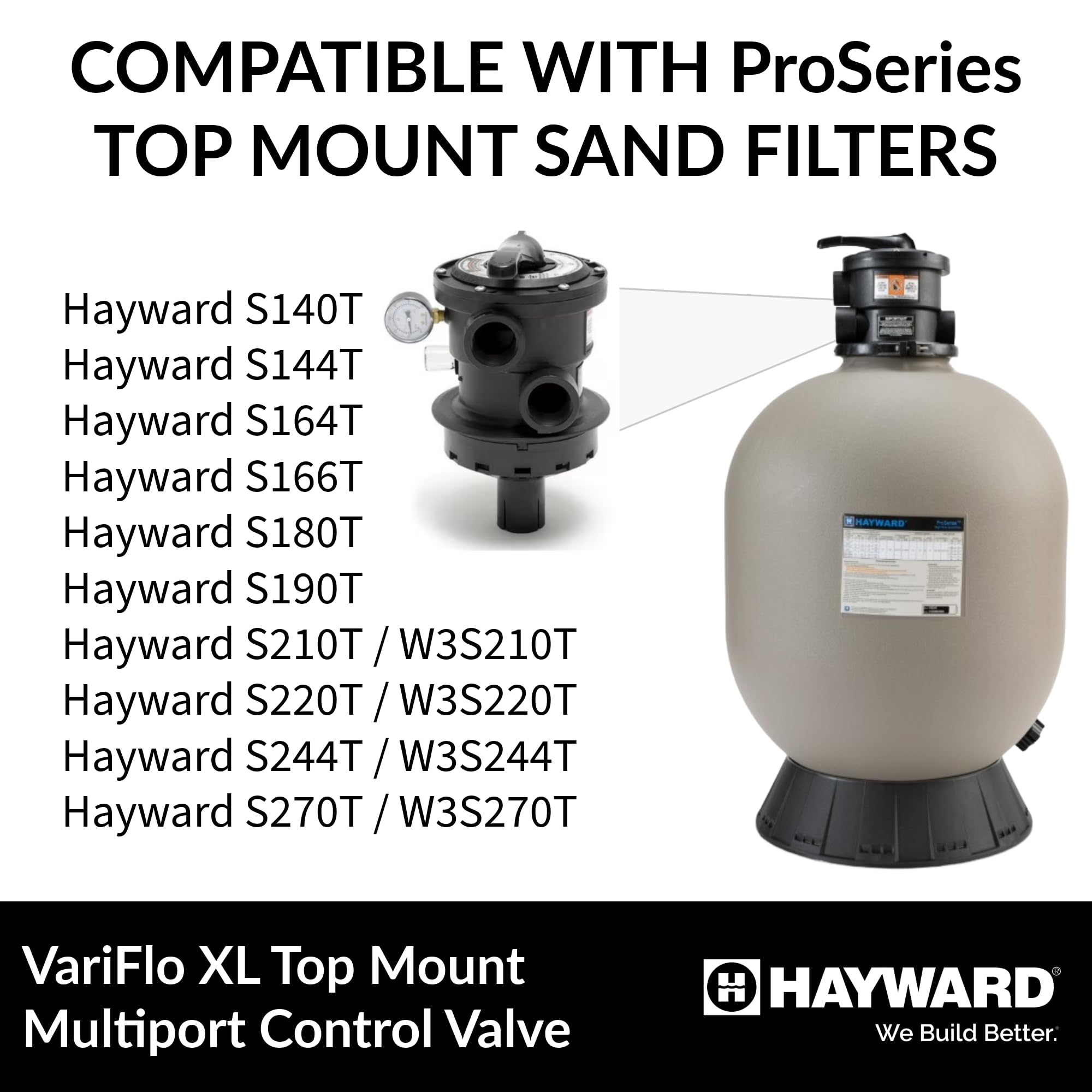 Compatible with above-ground Pro- or VL-Series filters for versatile setups