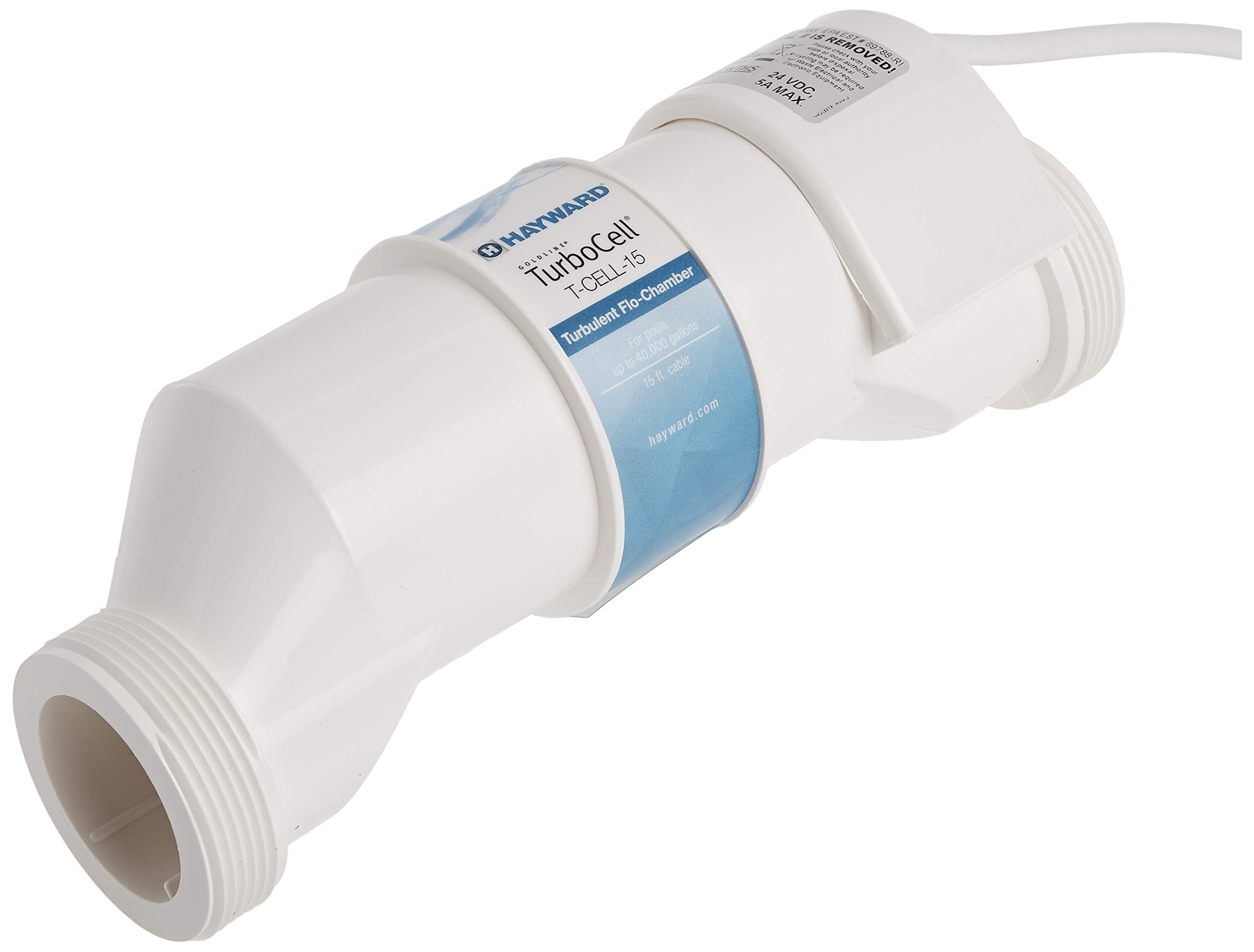 NSF-certified label on Hayward W3T-CELL-15 TurboCell
