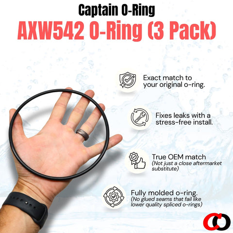 Hayward W530 and W560 compatibility with AXW542 o-ring for reliable sealing