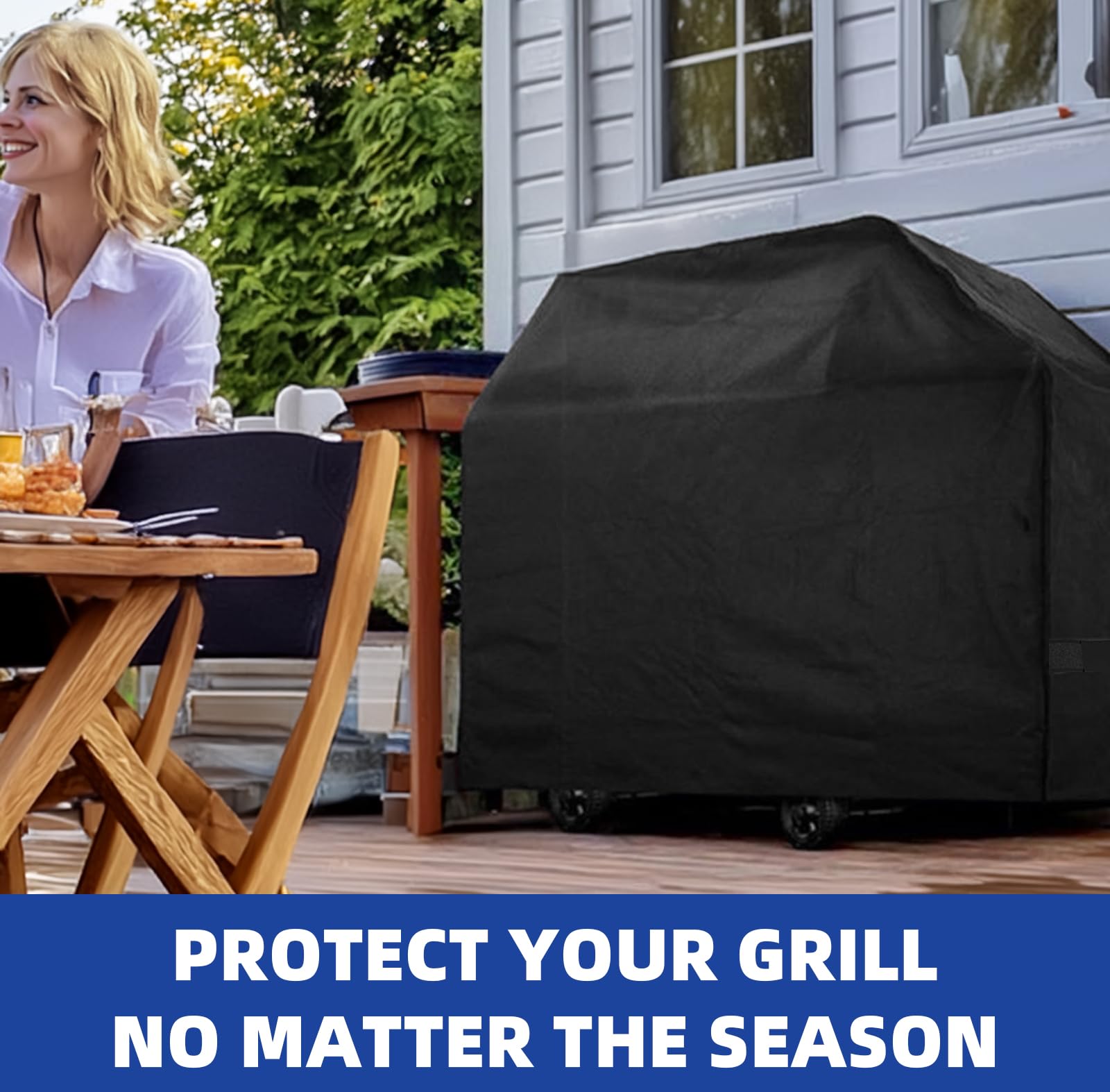 HAZBEN black weather resistant cover provides reliable outdoor protection