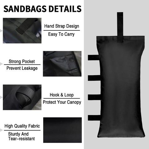 HAZBEN tent weights portable handle design for easy carrying
