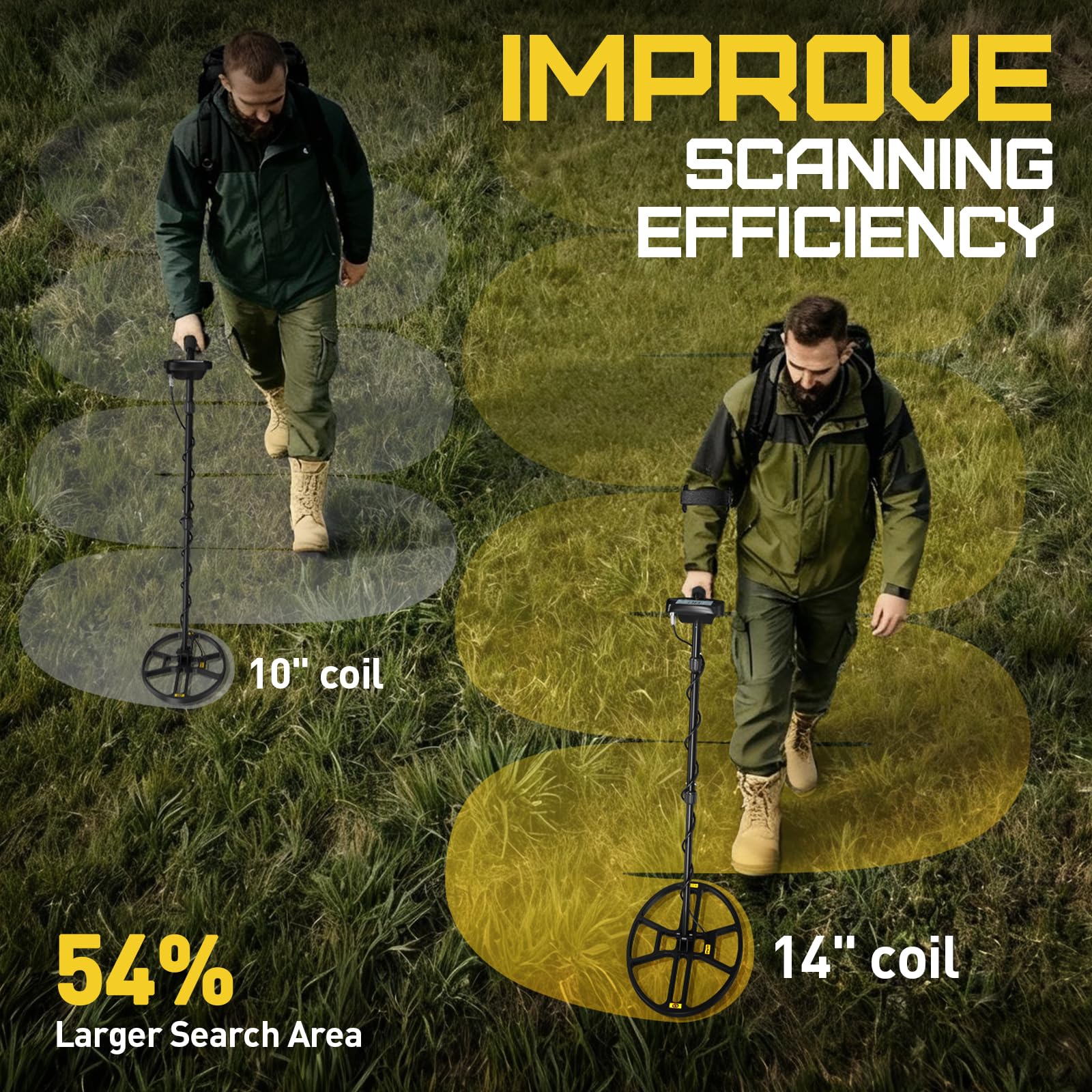 hazlewolke DD90 double-D technology improves target separation in cluttered ground