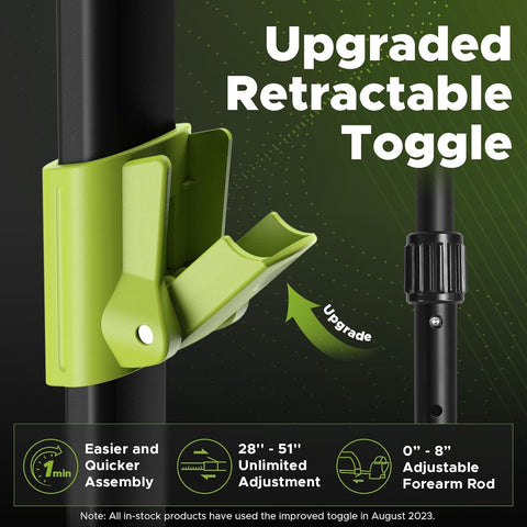Hazlewolke detector with adjustable rods for a comfortable fit across users.