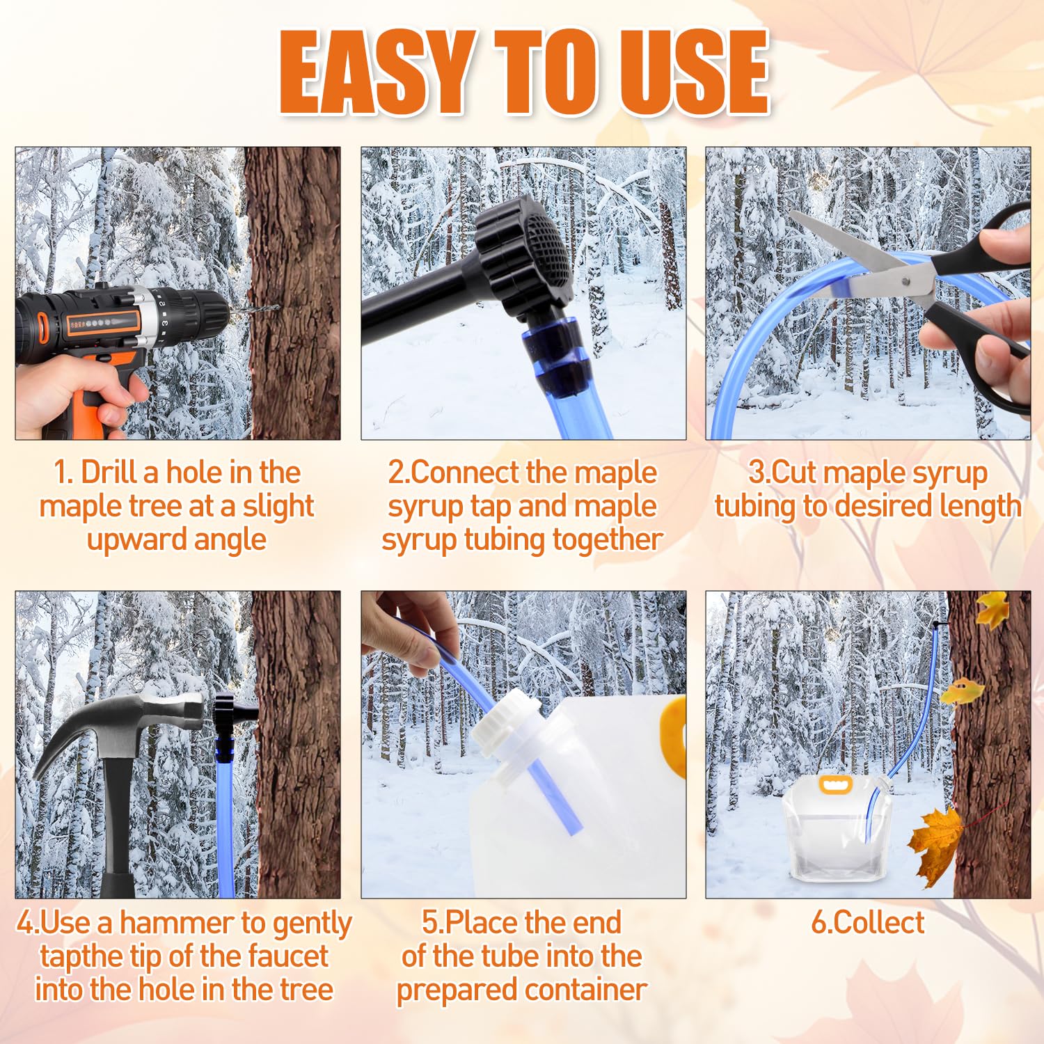 Hazzga 1-quart filters for clean sap collection