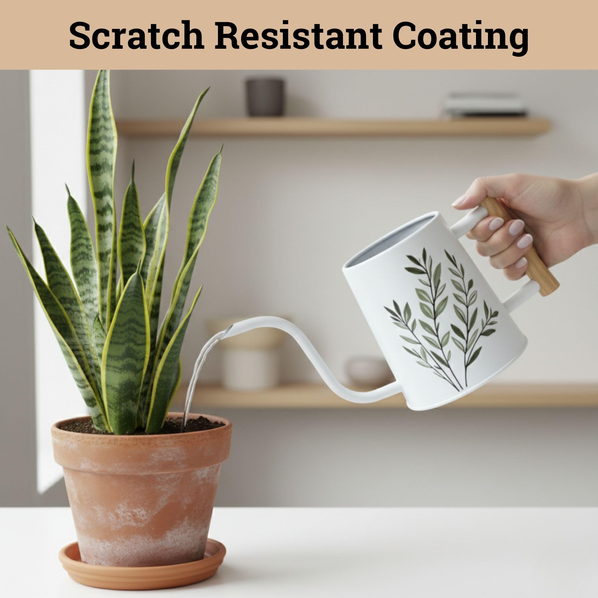HB Design Co 35 oz capacity is ideal for watering several indoor plants.