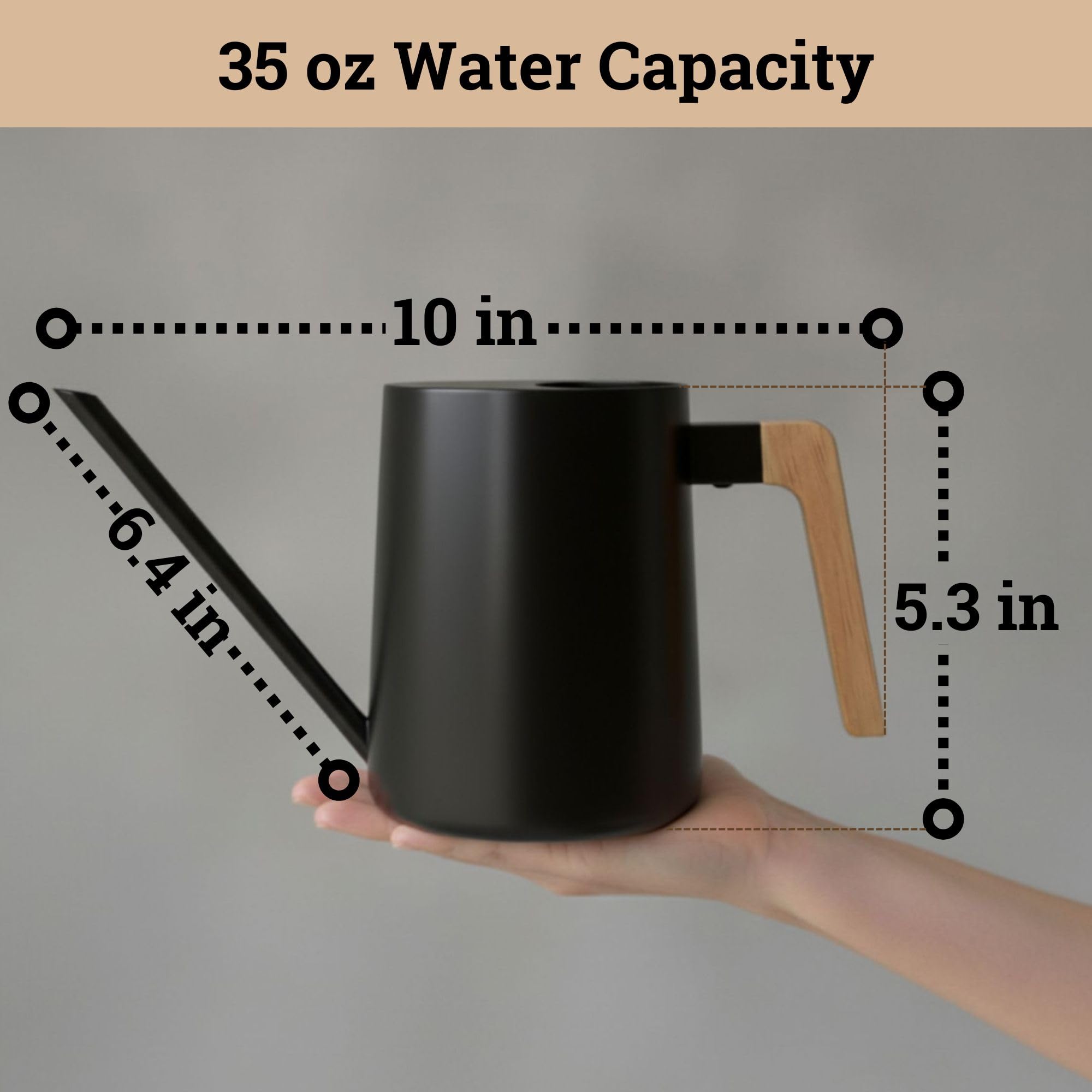 HB Design Co wide-fill opening makes refilling quick and mess-free.