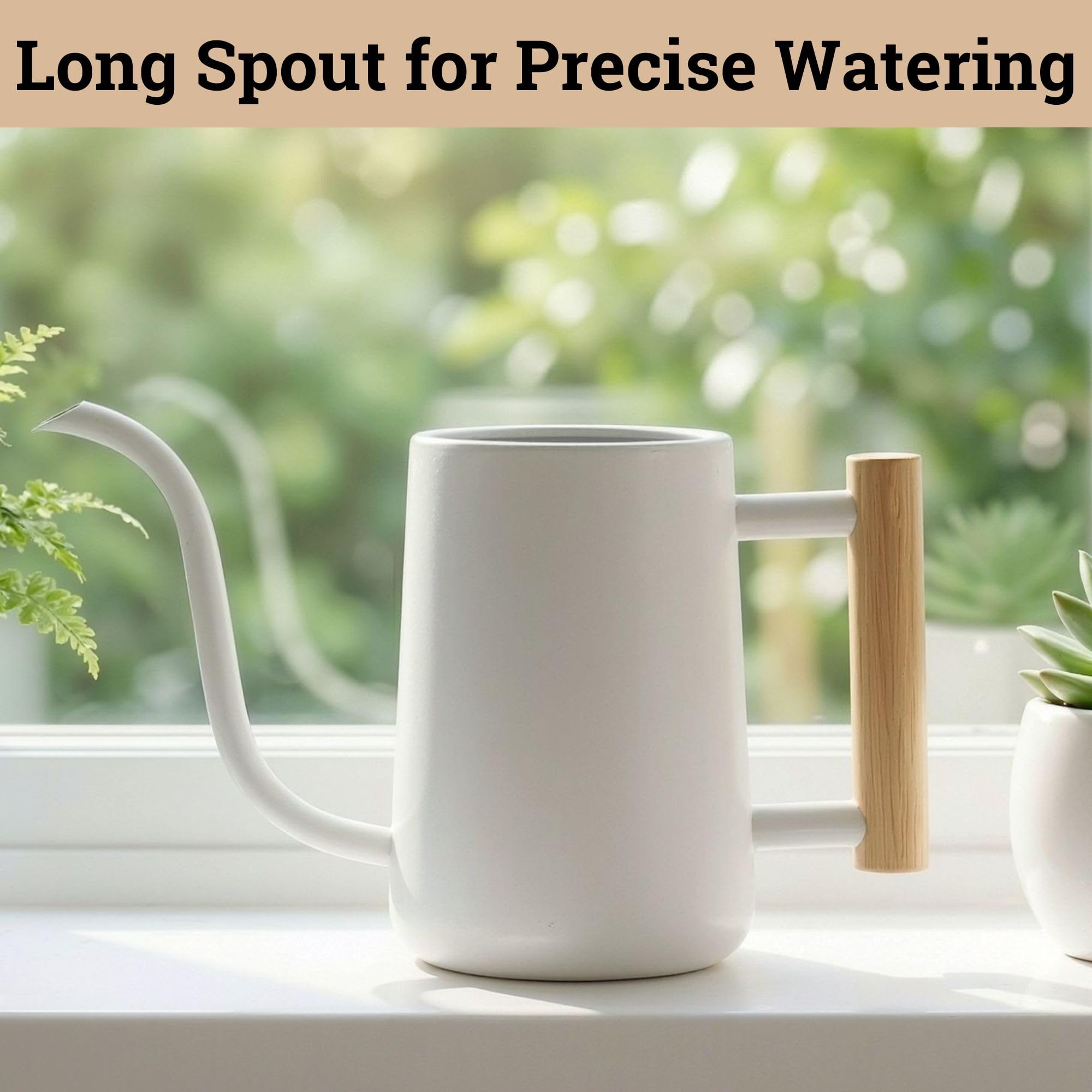 HB Design Co no-spill design helps prevent messes on windowsills.