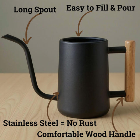 HB Design Co wooden handle close-up shows comfortable grip