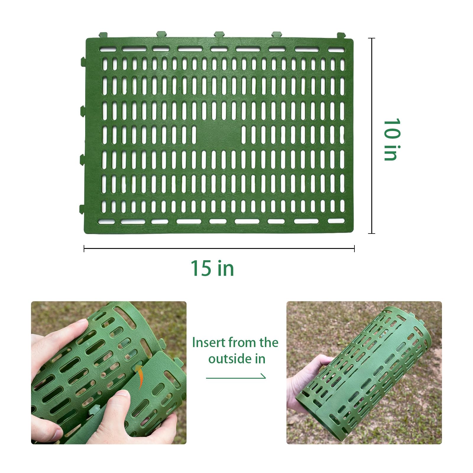 HBJVSDUI tree guard vent design promotes airflow for healthy growth