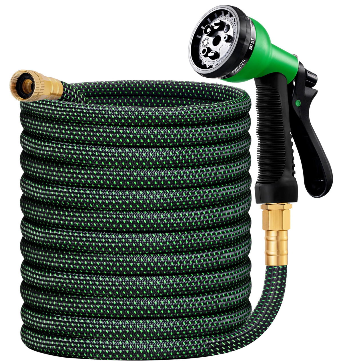 HBlife garden hose 75ft allows flexible reach for efficient yard watering.