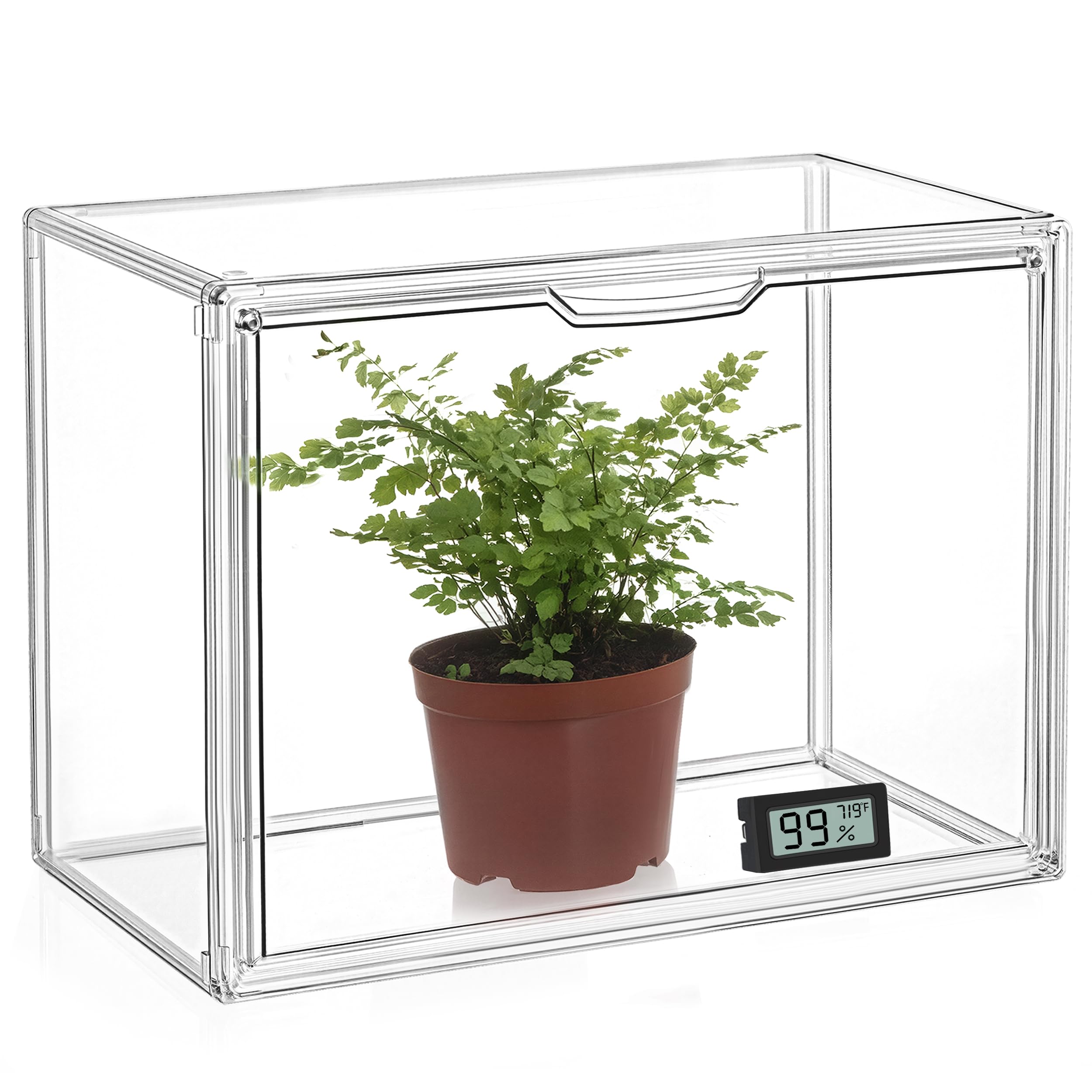 HBlife Mini Greenhouse stackable design saves space for urban gardens.