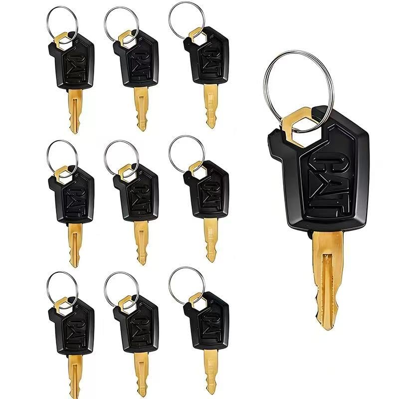 Hbsuh Cat Keys 5P8500 pack of 10 for Caterpillar heavy equipment ignition.