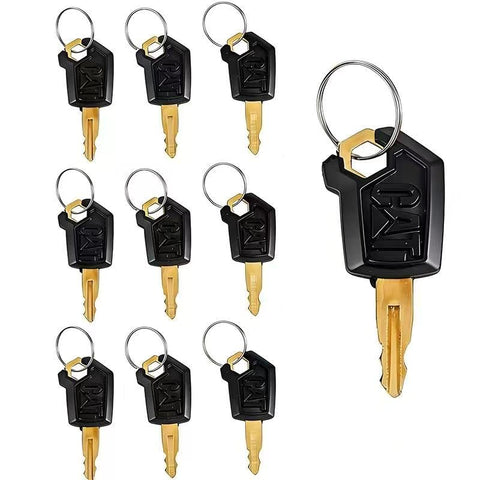 Hbsuh Cat Keys 5P8500 pack of 10 for Caterpillar heavy equipment ignition.