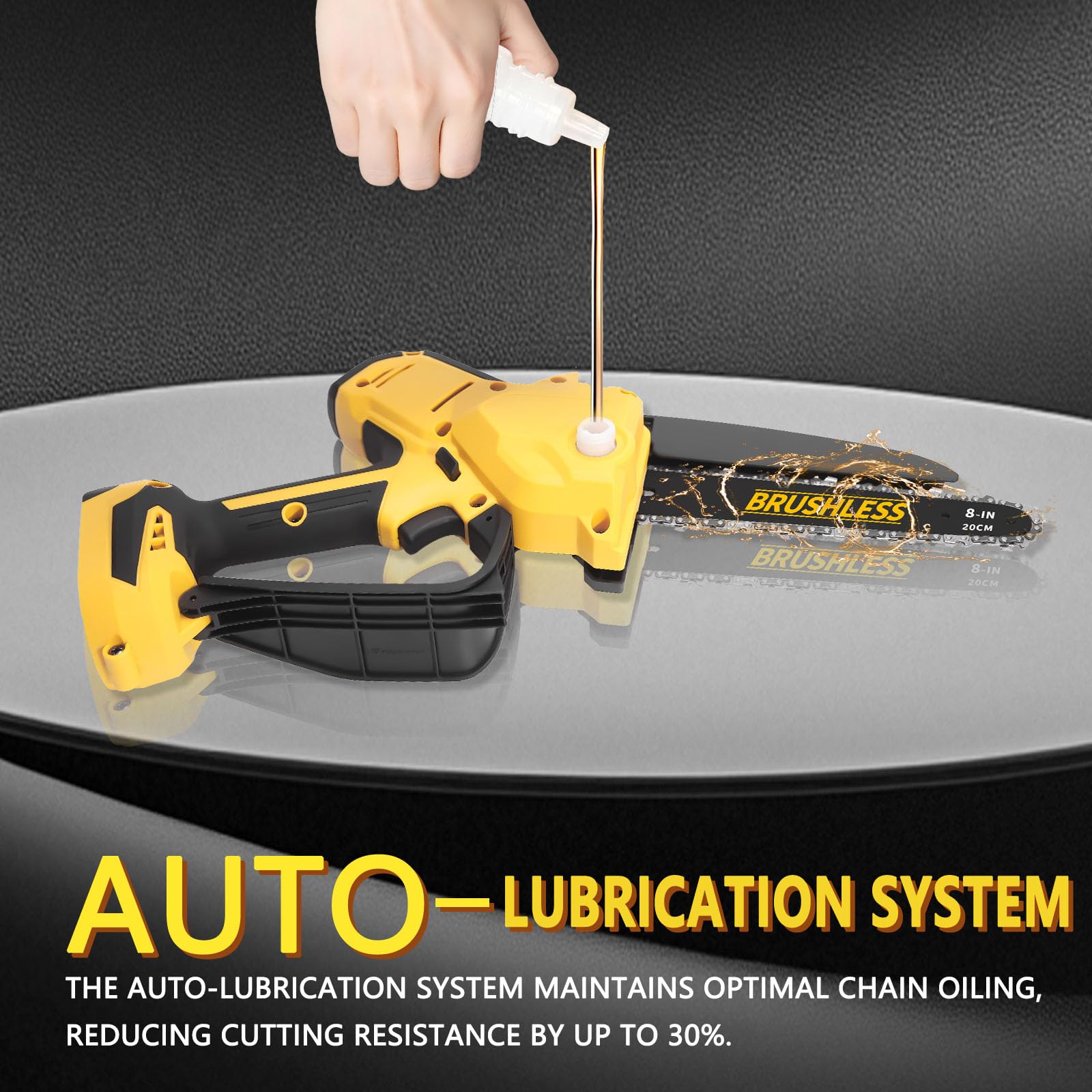HCDHCD ergonomic grip supports comfortable one-handed operation.