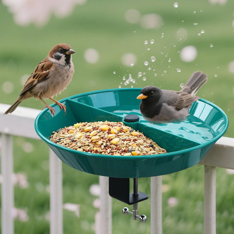 HCGADON deck bird bath assembly demonstrates quick tool-free setup.