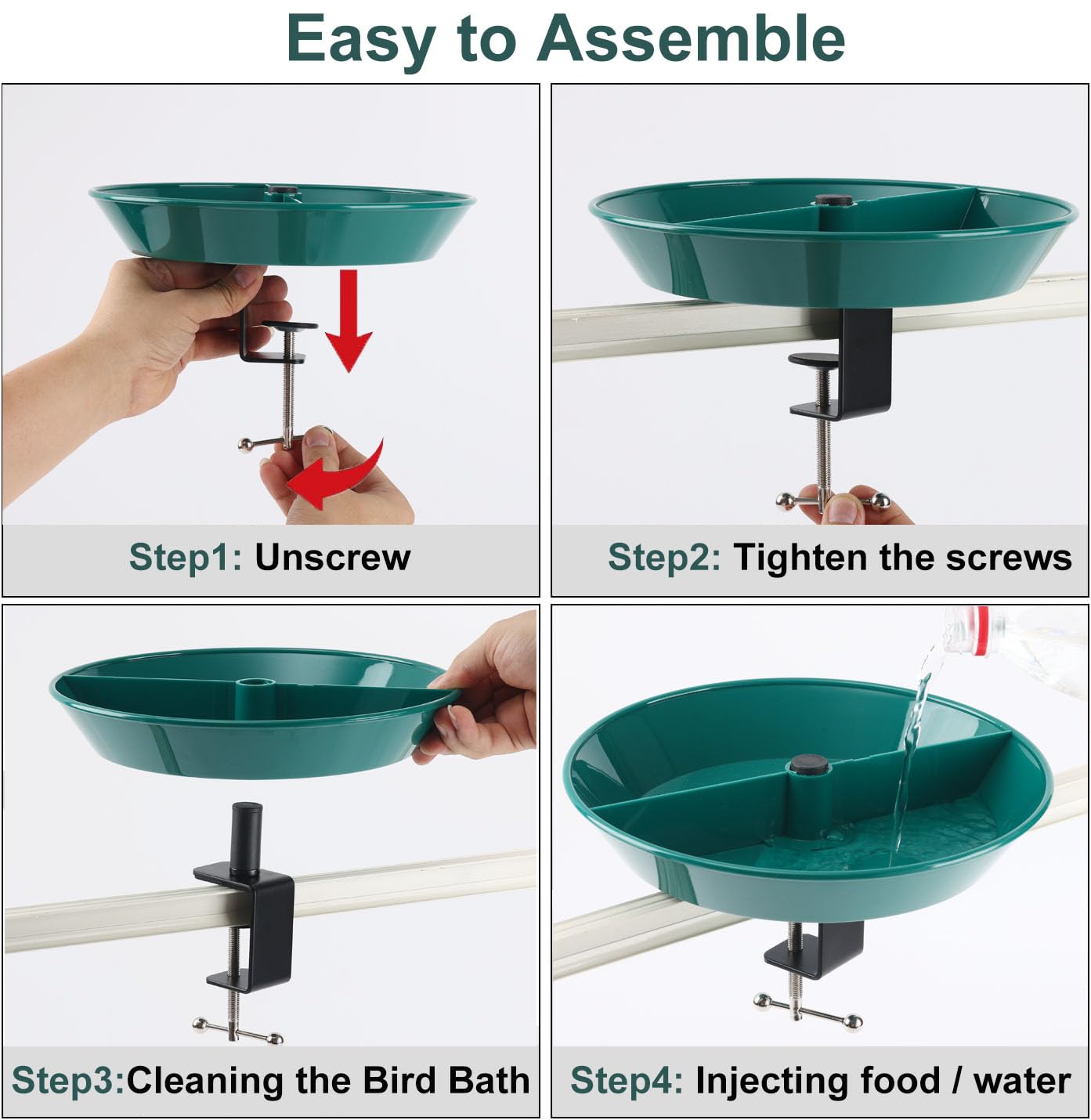 HCGADON UV-stabilized plastic resists fading in outdoor use.