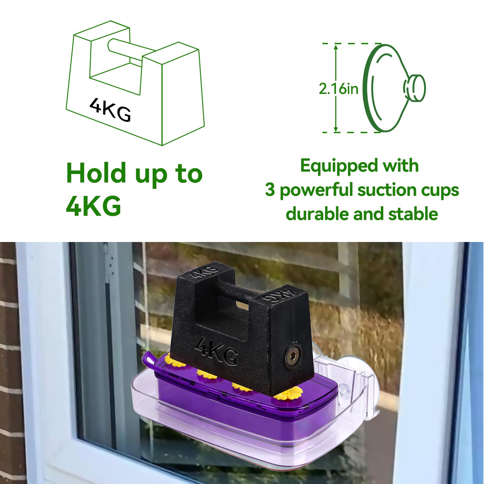 HCGADON easy-cleaning feature and brush included for quick maintenance.